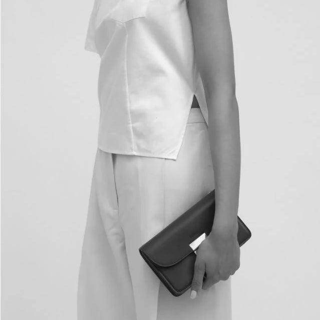 Amanda White Leather Belt Bag