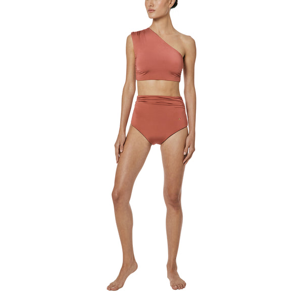Ava Top in Sunset/Mocha