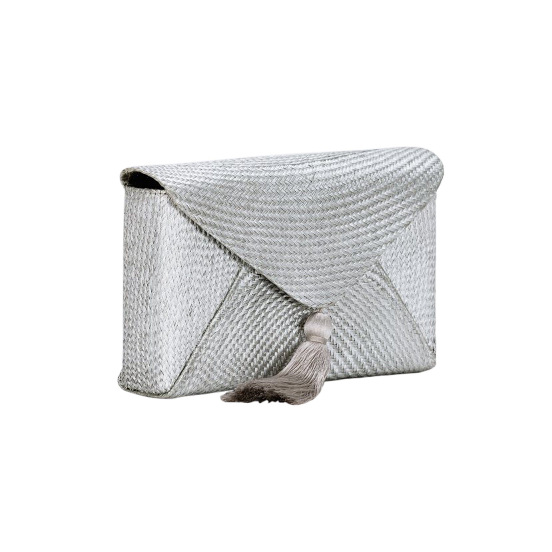 Beverly Knitted Straw Clutch Bag – Kayu