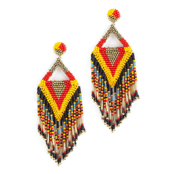 Handmade multicolor earrings