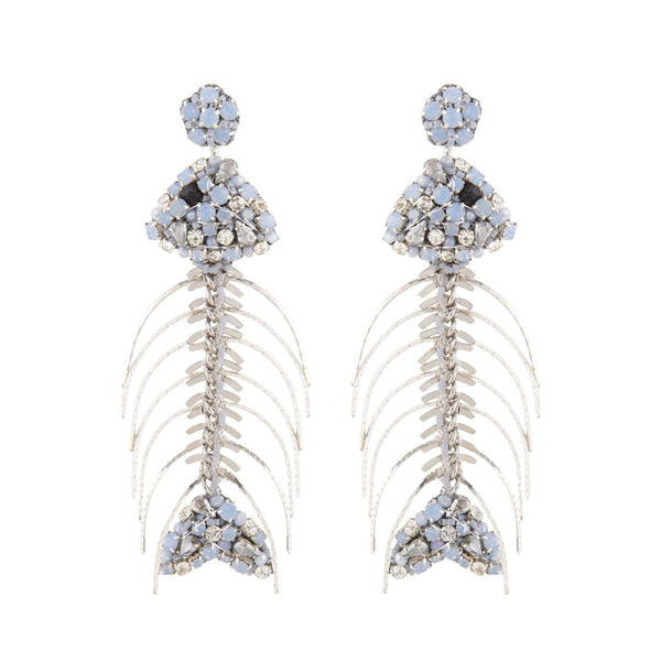 Deepa Gurnani Handmade Fishbone Earrings