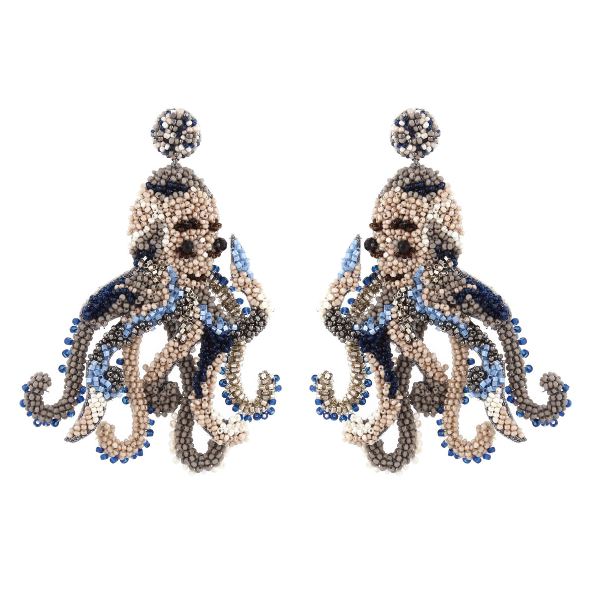 Deepa Gurnani Handmade Octopus Earrings