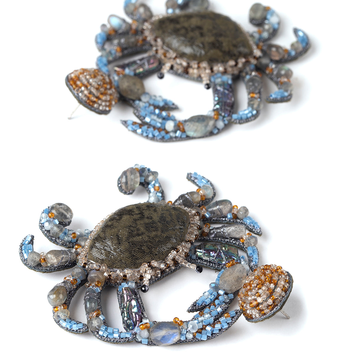 Unique Handcrafted Crab Earrings