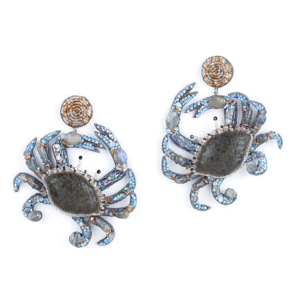 Unique Handcrafted Crab Earrings