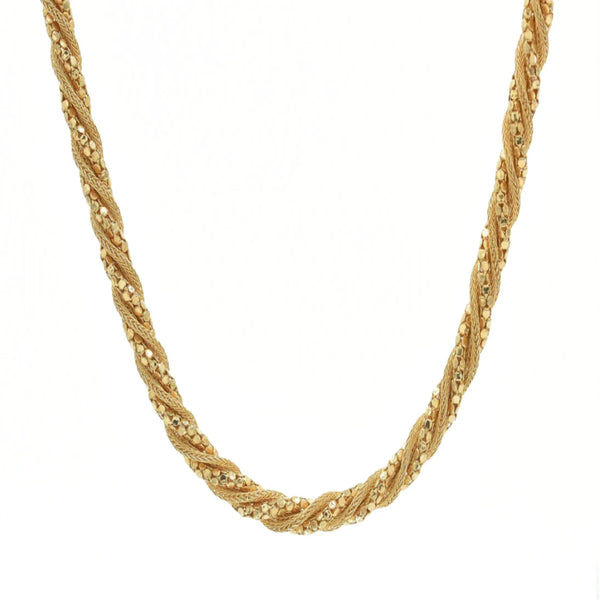 Vintage Golden Sparkle Twist Chain