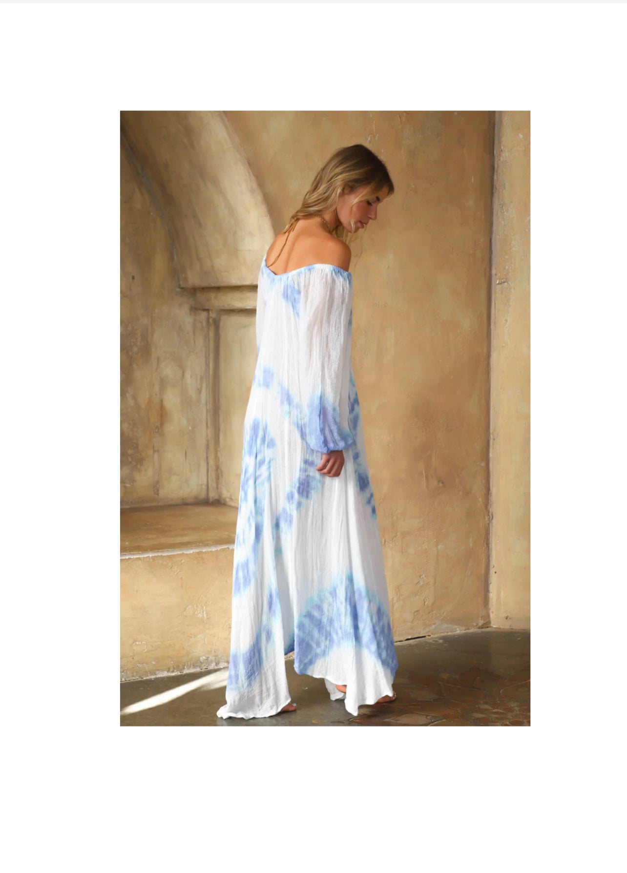 Tie Dye Sea Gate Maxi Dress Tie Dye Sea Gate Maxi Dress