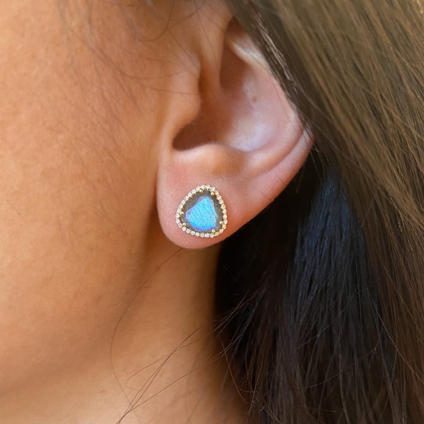Trinity Labradorite Earrings