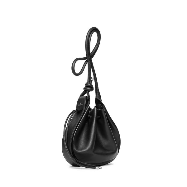 Ina Crossbody Black Canvas Bag