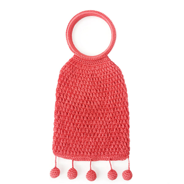 Isla Pom Pom Fringe Tote Small