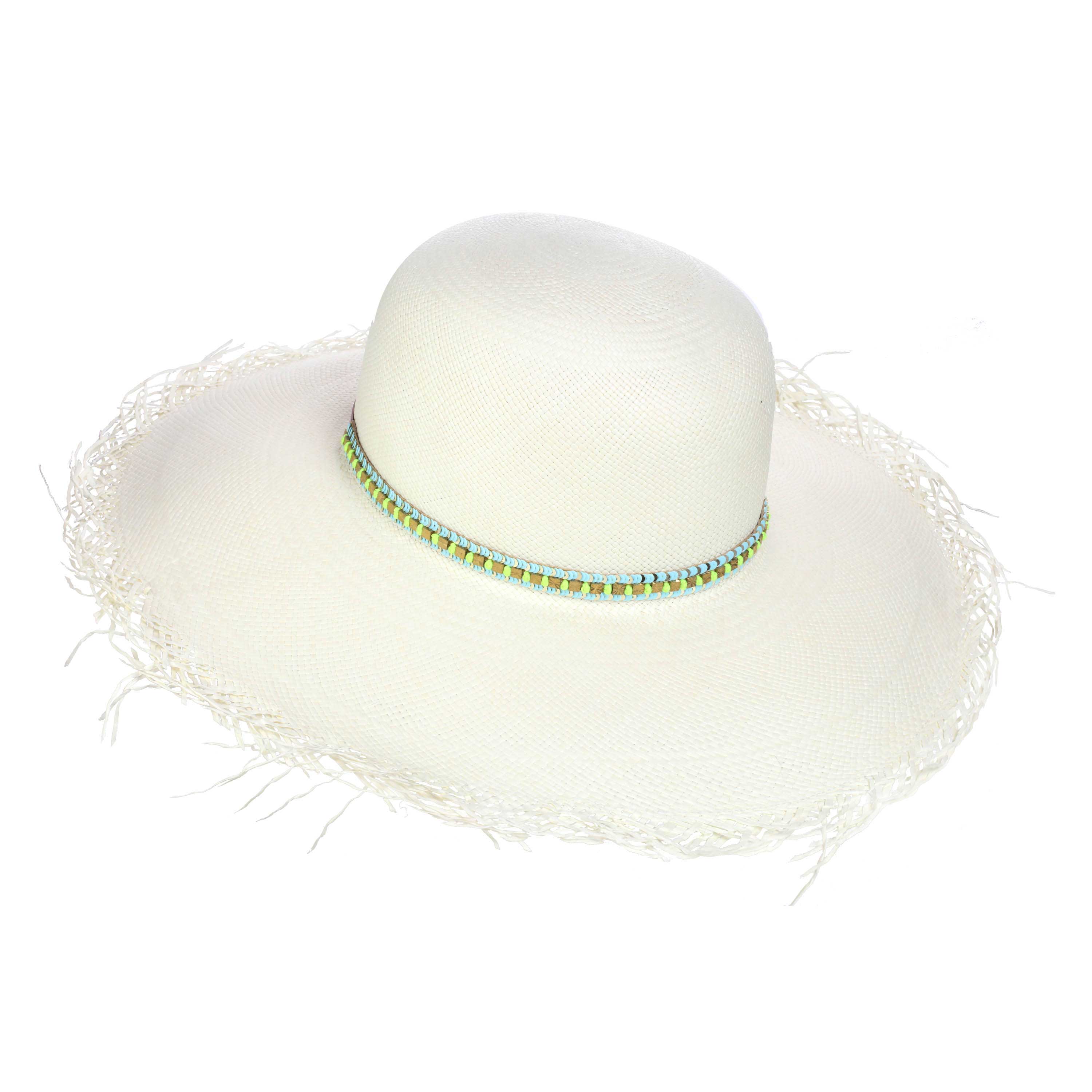 The Bonafacio Frayed Edge Panama Hat
