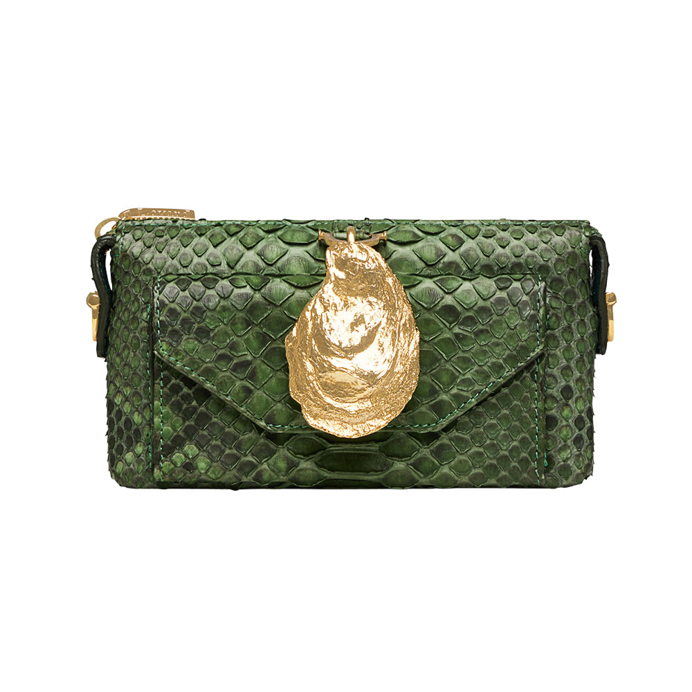 green python bag