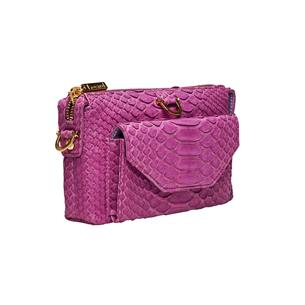 Python Micro Purse Wallet Fuschia - JAUNT