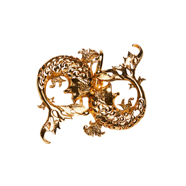 Koi Fish Clip On Charm Silver