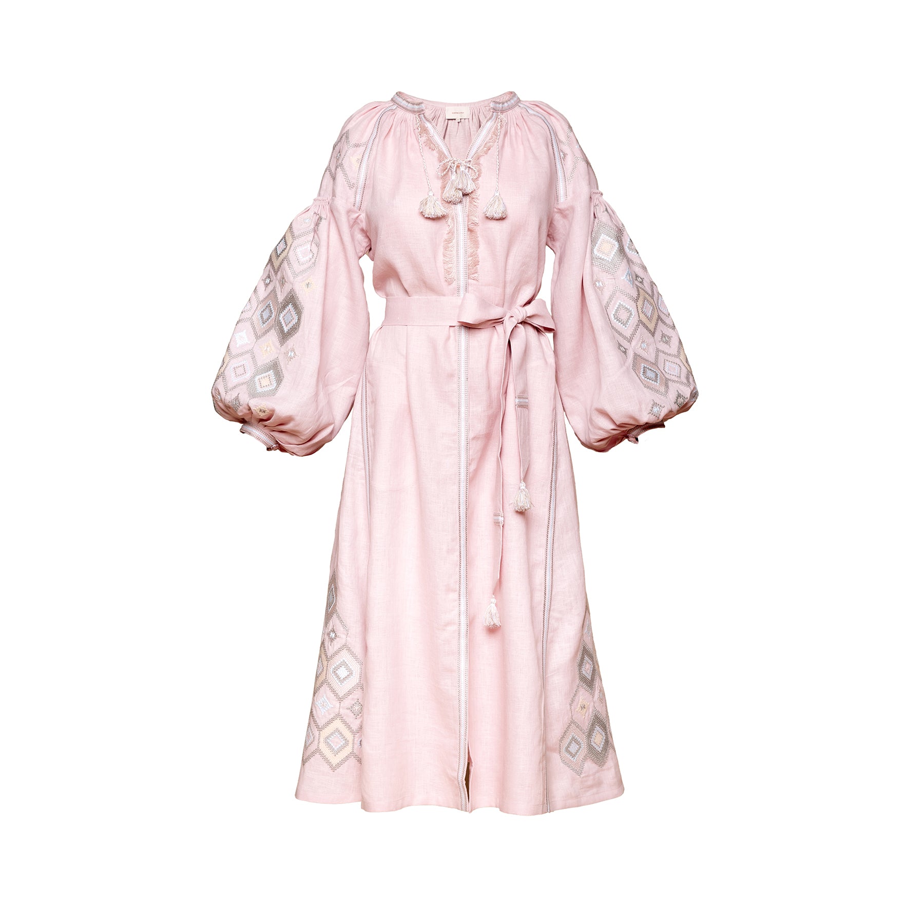powder pink midi dress Bianca Powder Pink Tiered Midi Dress