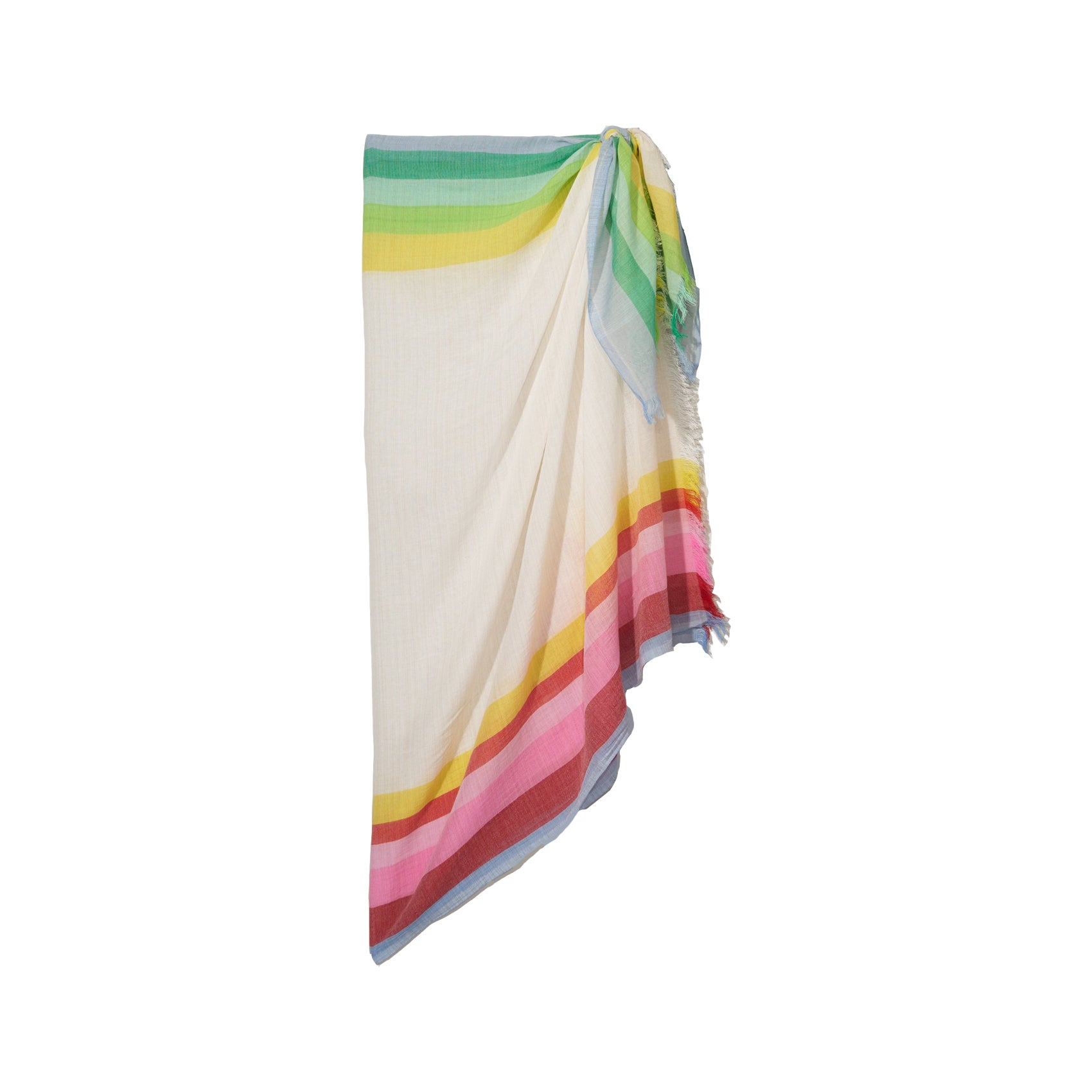 Rainbow Stripe Pareo Wrap