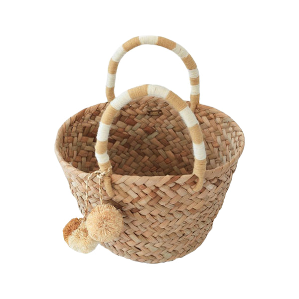 Mini St. Tropez Straw Tote Sold Natural