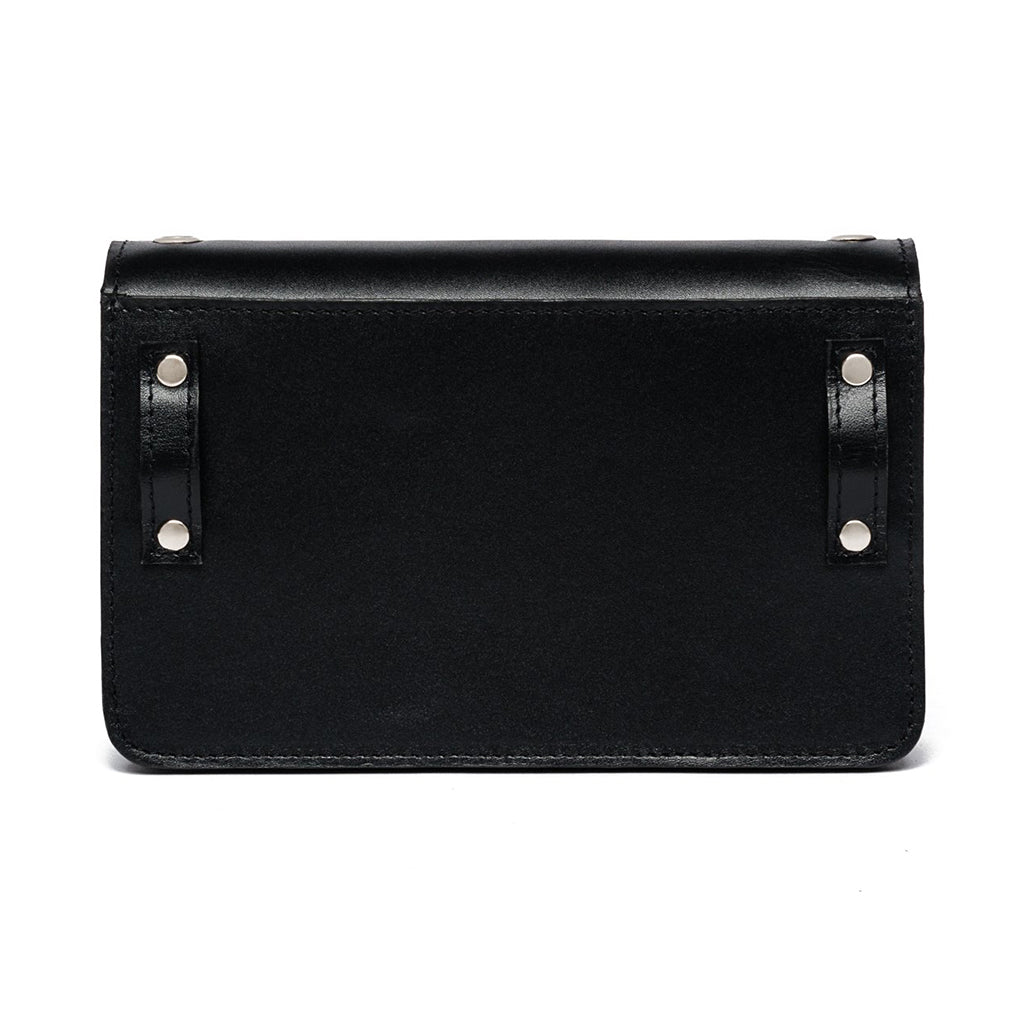 Amanda Black Leather Belt Bag