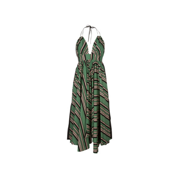 Hampton Dress Mint Julep Stripe