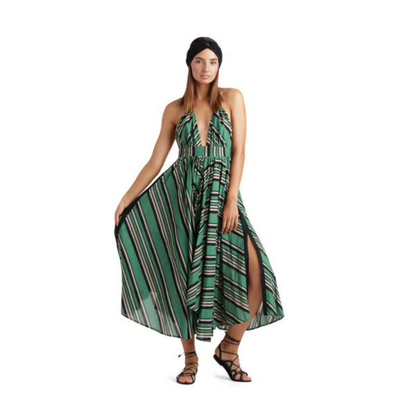 Hampton Dress Mint Julep Stripe