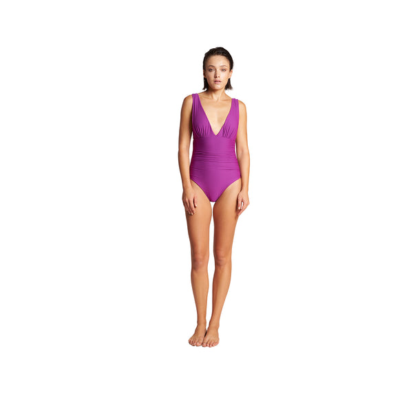 Athena Tricot One Piece in Fuxia