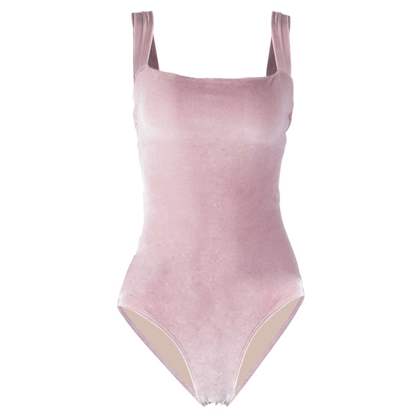 Donatella One Piece Blush Velvet Swimsuit