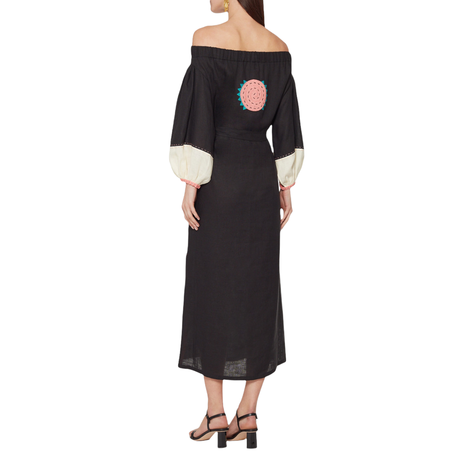 theia midi dress Theia Women's Petunia Knit Midi Dress - Pink - Size M