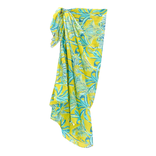 Palm Toile Pareo Wrap