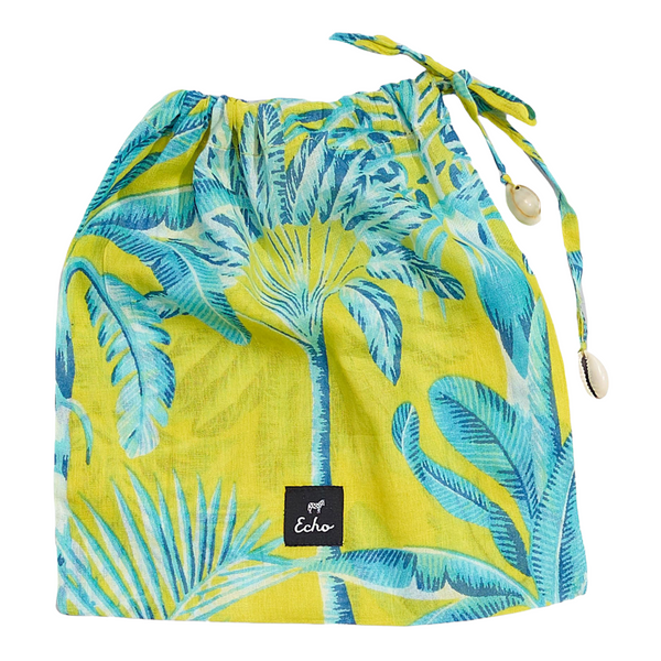 Palm Toile Pareo Wrap