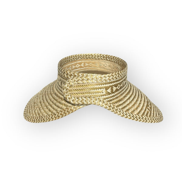 Wayuu Visor in Gold/Natural