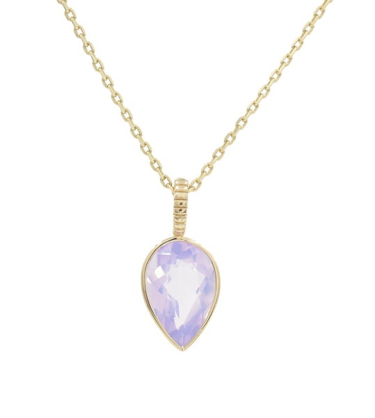Lavender Pear Cut Jollie Pendant