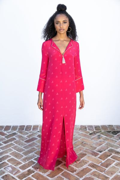 Imara Long Silk Kaftan