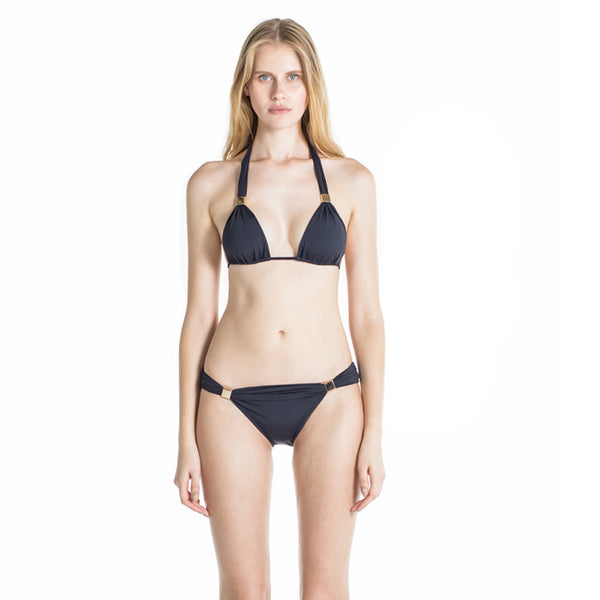 Nina Halter Bikini Bottom Black