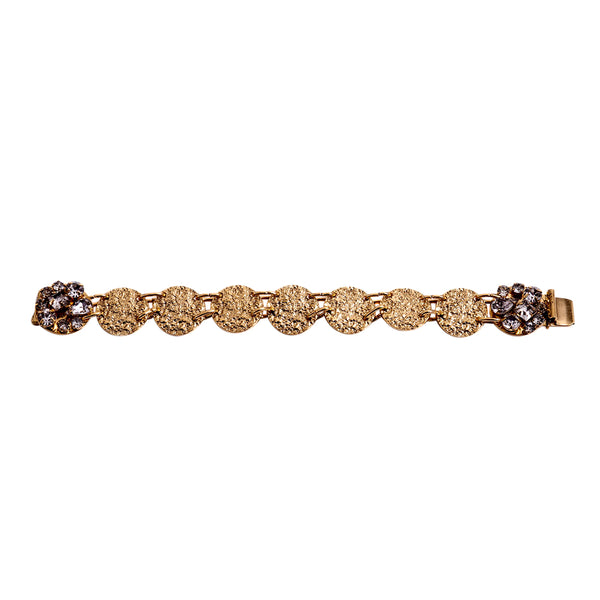 Gold Disc Bracelet