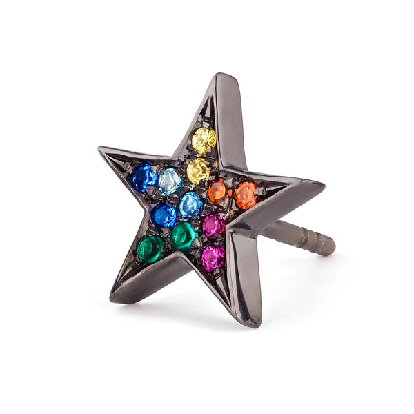 Rainbow Star Earrings