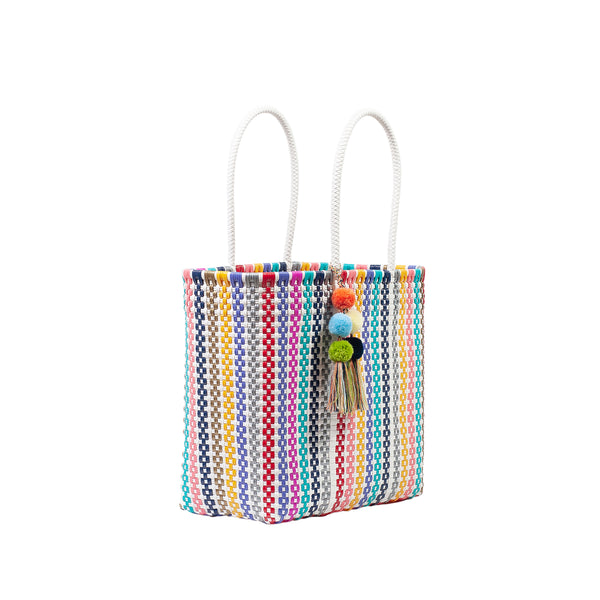 Medium Open Woven Colorina Tote